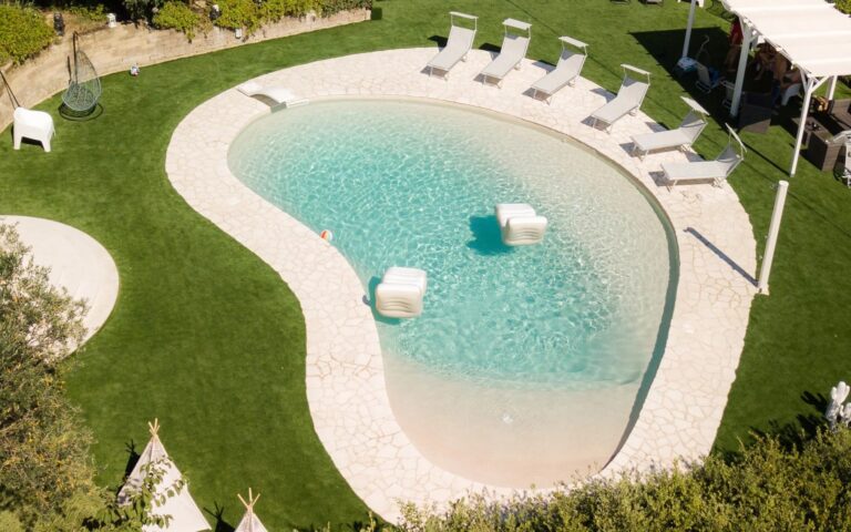 bazen na mieru foliovy betonovy 3D piesková folia ALKORPLAN3000 touch RENOLIT relax