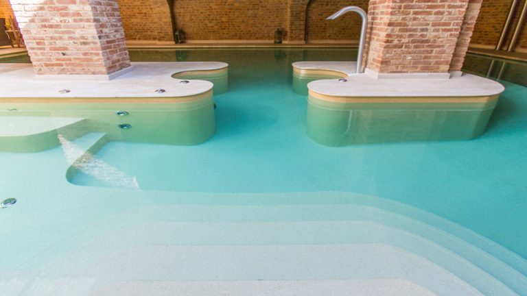 interierovy bazen foliovy betonovy 3D piesková folia ALKORPLAN3000 touch RENOLIT relax bazen na klúč prírodný dizajn