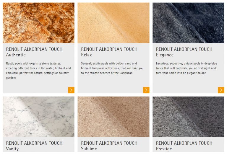 struktura materialu bazen foliovy betonovy 3D touch alkorplan